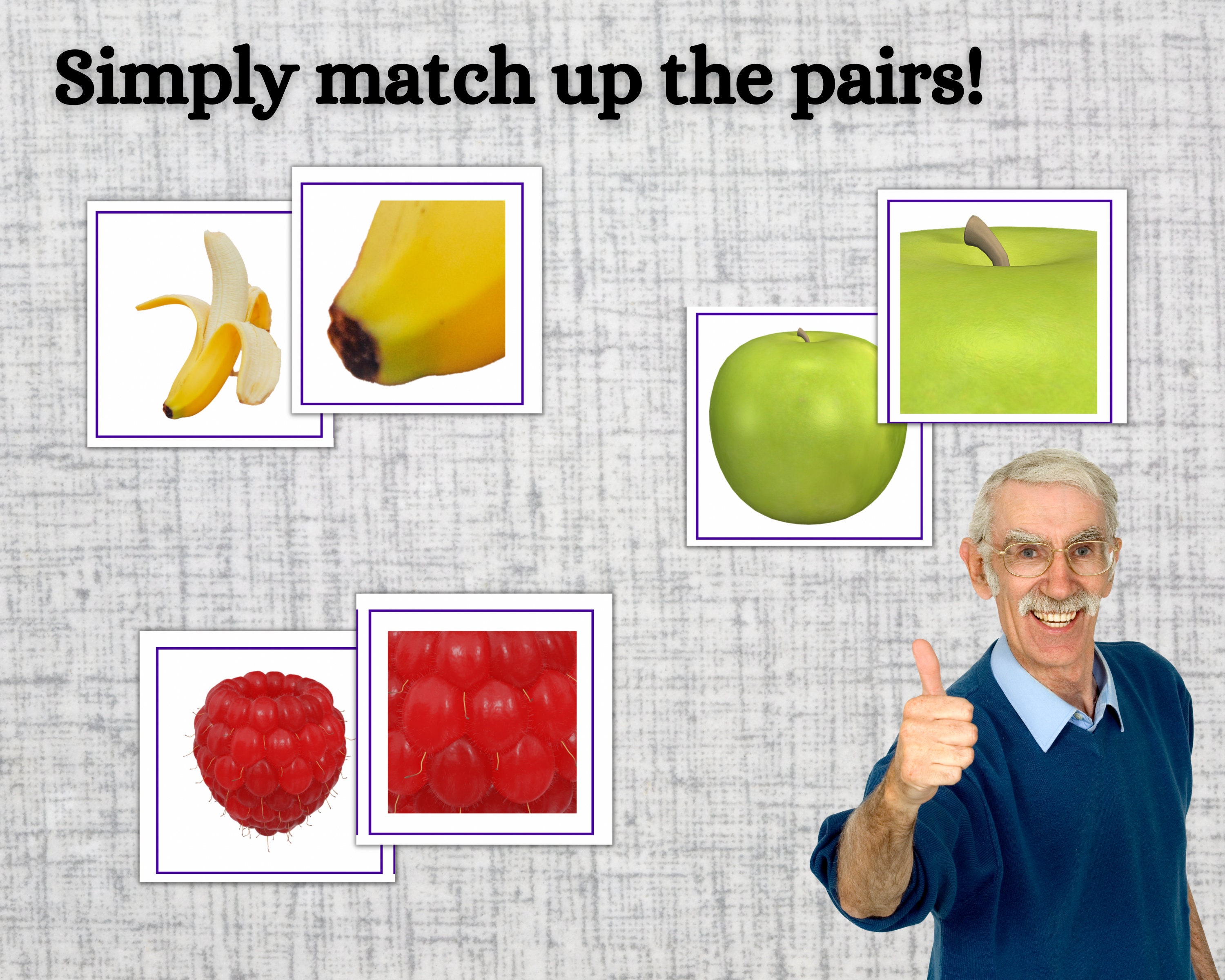 Activity Bundle for Seniors Matching Game Dementia Etsy