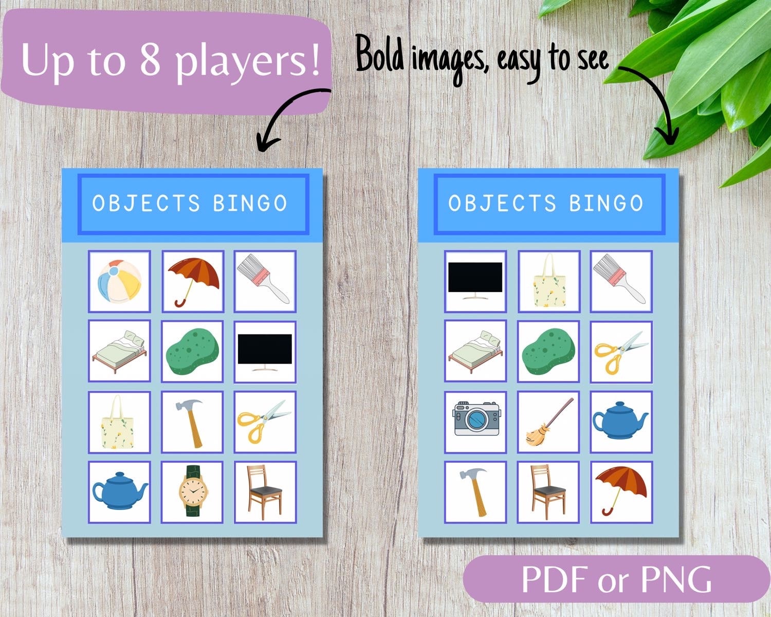Dementia Bingo Board Printable Bingo Dementia Activities Etsy UK