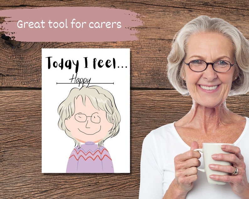 Dementia Communication Chart, Dementia Activity, Dementia Worksheet