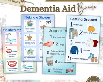 Dementia Aid Bundle, Dementia Sign, Wall Sign  for Alzheimer’s, Dementia Care, Dementia aids, Alzheimers png, Memory Care