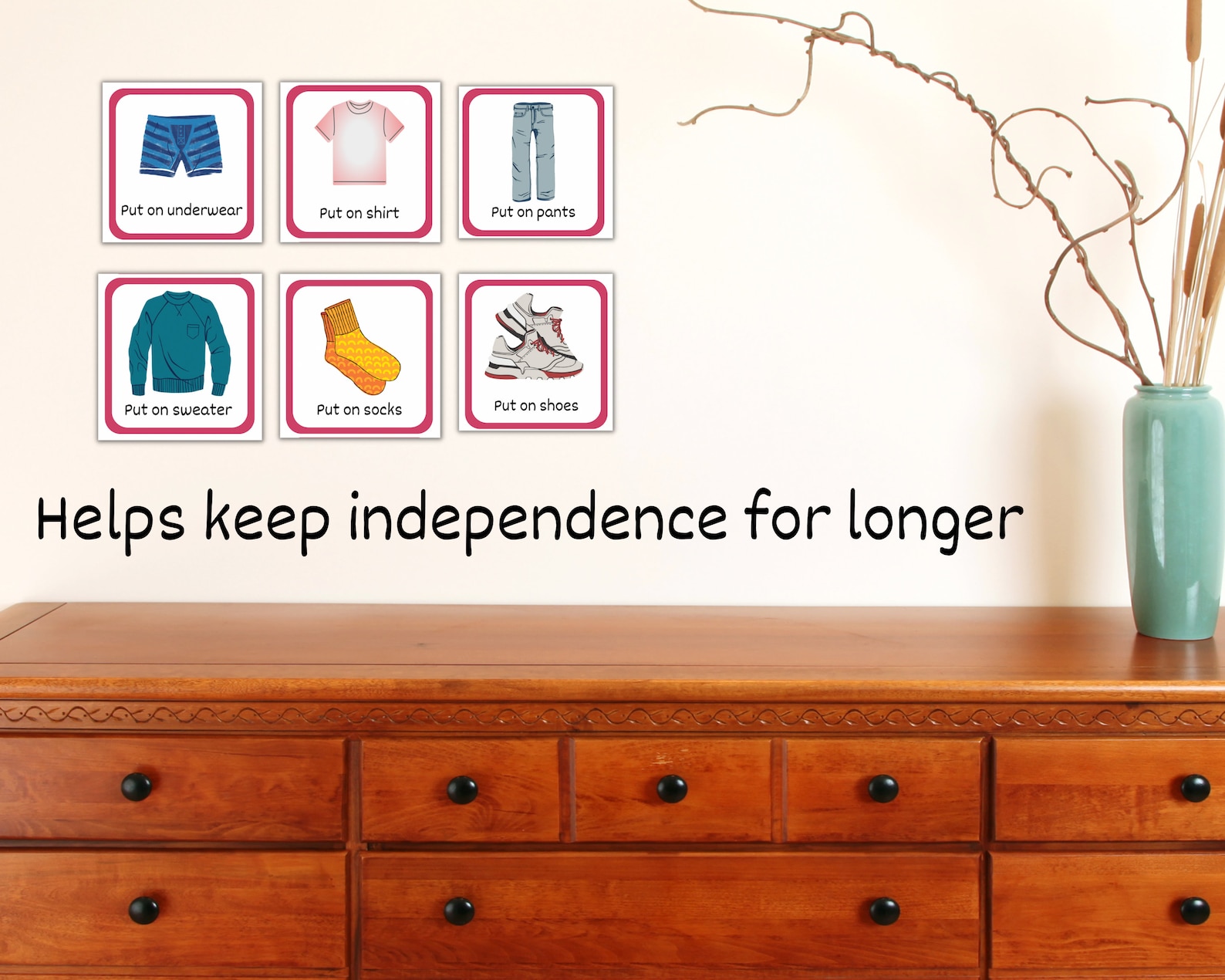 Daily Routine Cards for Dementia, Printable Dementia Aid, Alzheimer’s ...