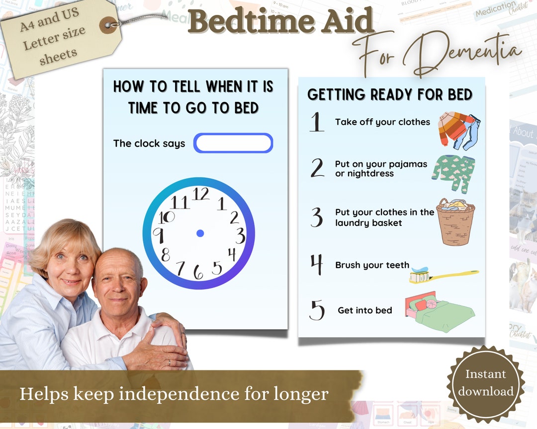 Ausili per la demenza prima di coricarsi, Sundowning, Segno di