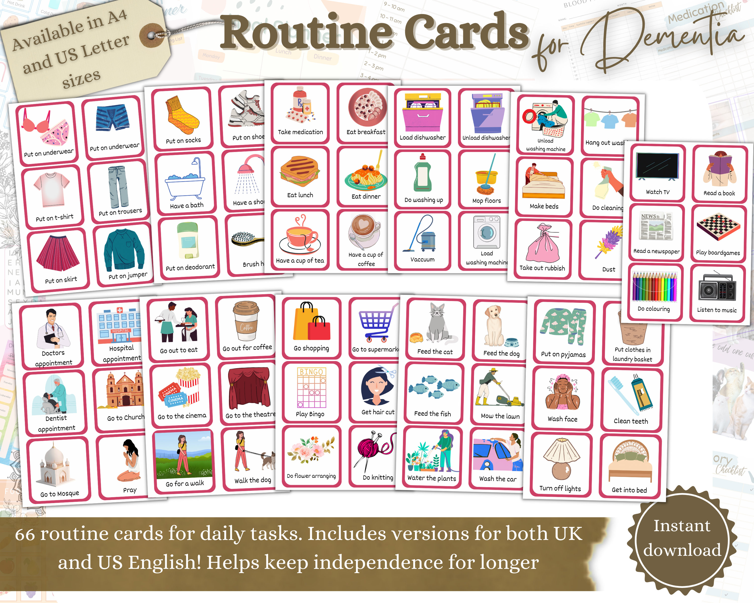 daily-routine-cards-for-dementia-printable-dementia-aid-etsy-uk
