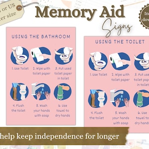 Dementie muur teken, dementie teken, dementie hulp, dementie hulp, dementie cadeau, toilethulp, dementiezorg, verpleeghuis, Alzheimer