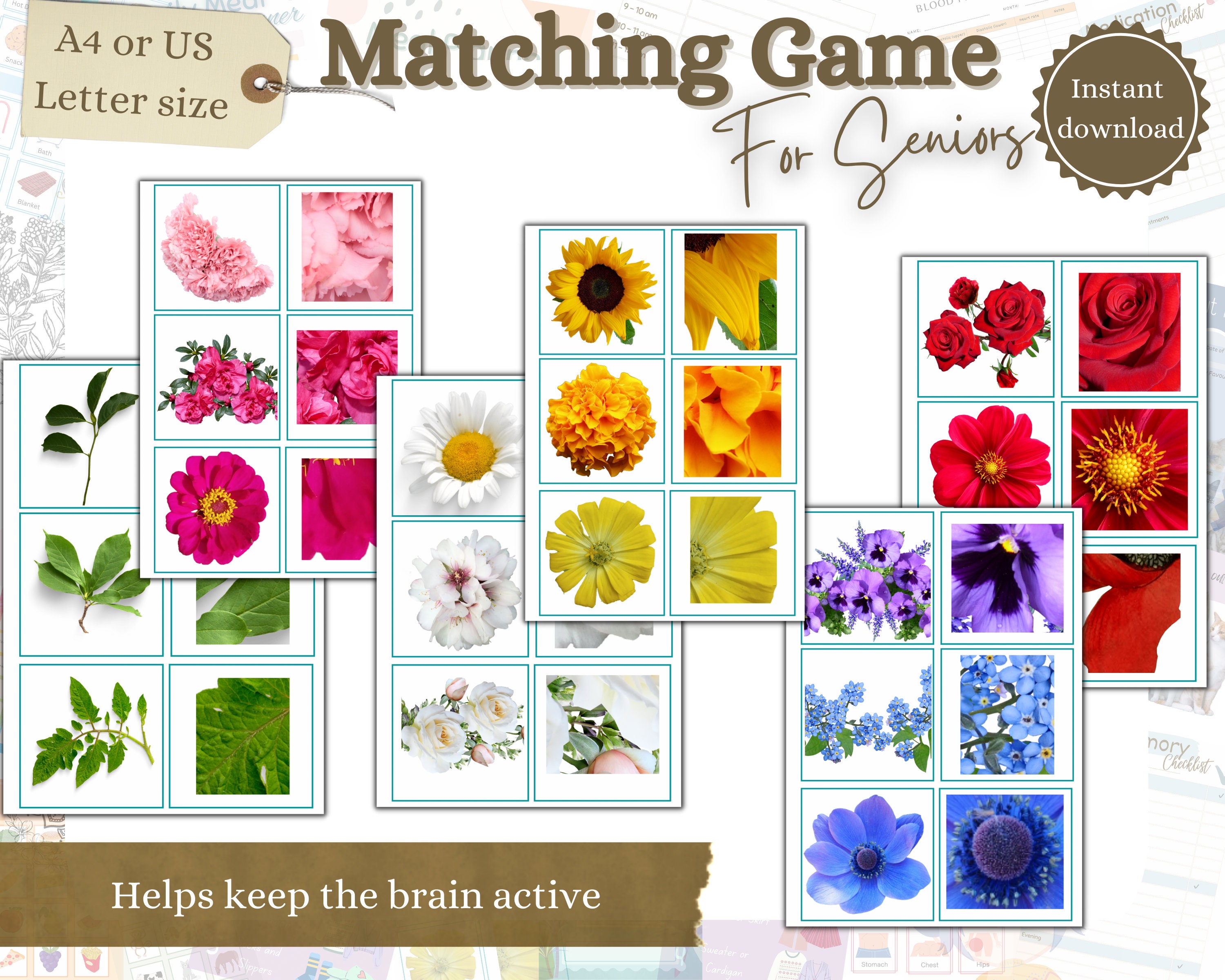 Dementia Activities Care Home Activity Dementia Activities Etsy UK