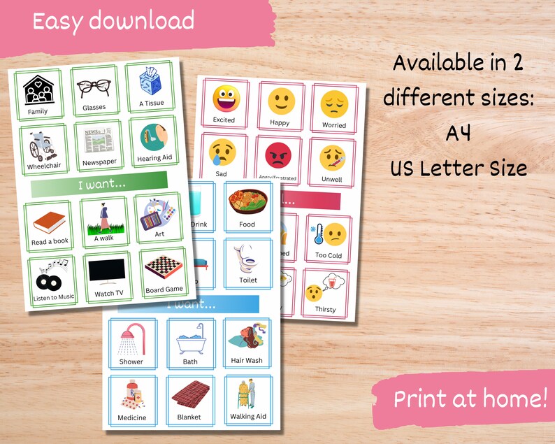 Dementia Sign Communication Chart Dementia Download Etsy UK