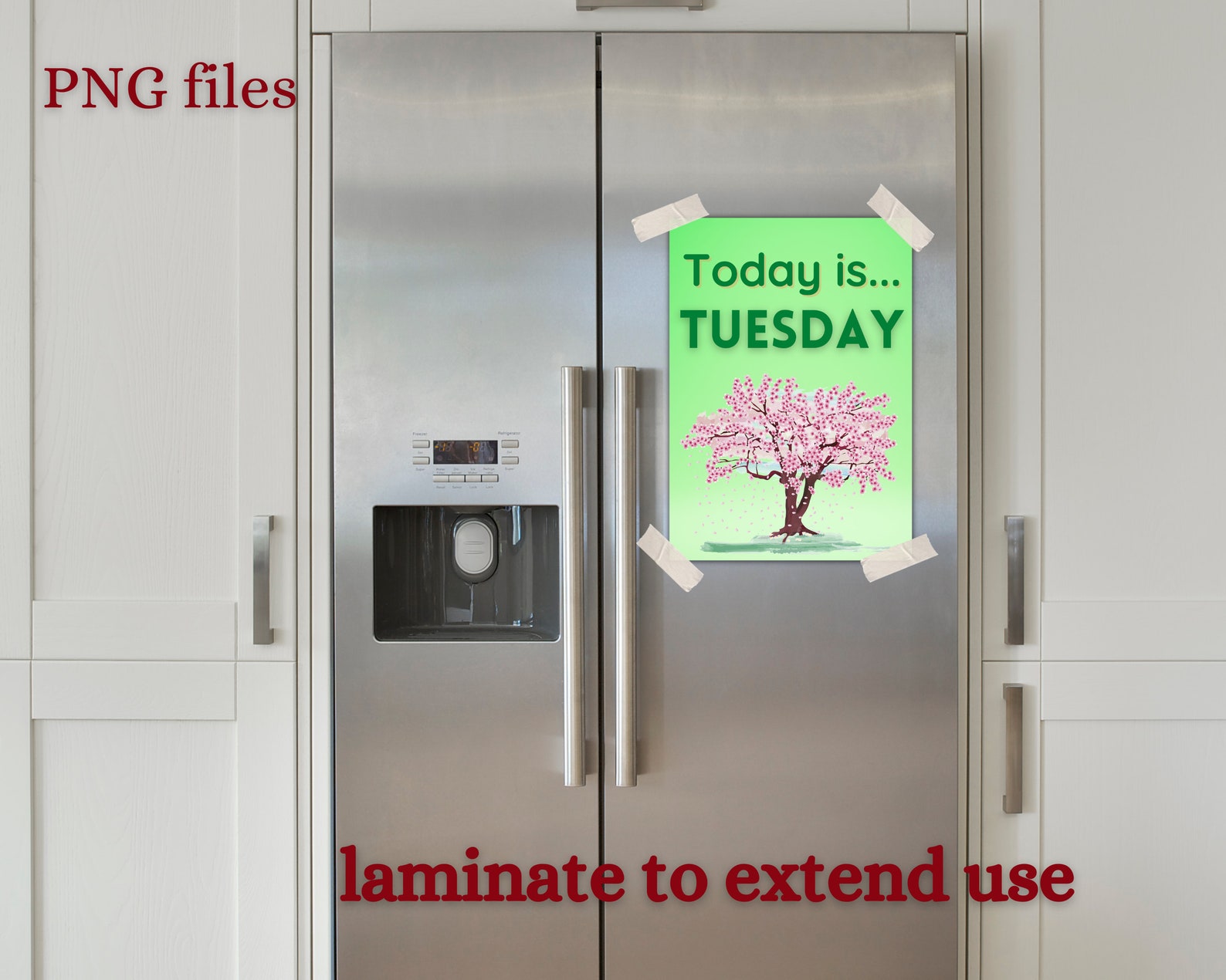 Printable Day of the Week Reminder for Memory Loss, Dementia Aid, Alzheimers Help, Dementia Aid ...