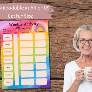 Activity Planner, Printable Planner, Elderly Care Planner, Activity Director, Dementia, Dementia Care, PDF Planner image 6