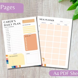 Caregivers Planner, Printable Planner, Elderly Care Planner, Dementia Help, Dementia Aid, Planner for Seniors, Dementia Binder, PDF Planner image 4