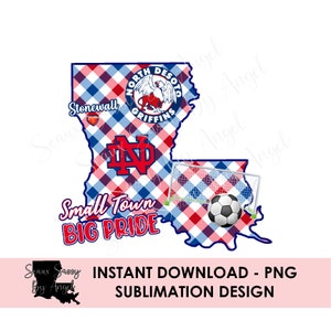 North Desoto Griffins Soccer Sublimation Design