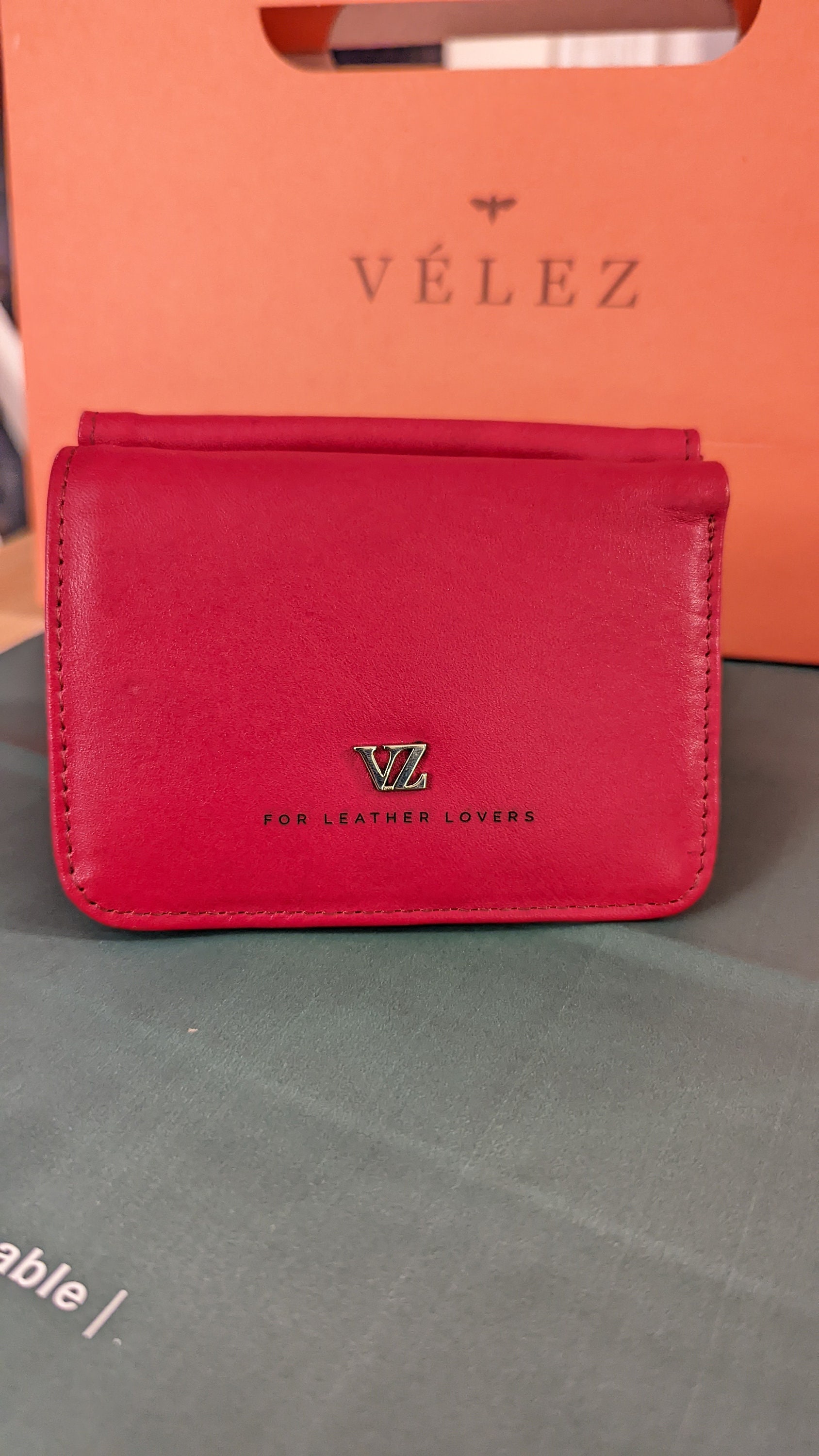 Velez Colorful All Leather Wallet para Nuevo 2022 - Etsy México