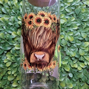 SUNFLOWER CAN GLASS
