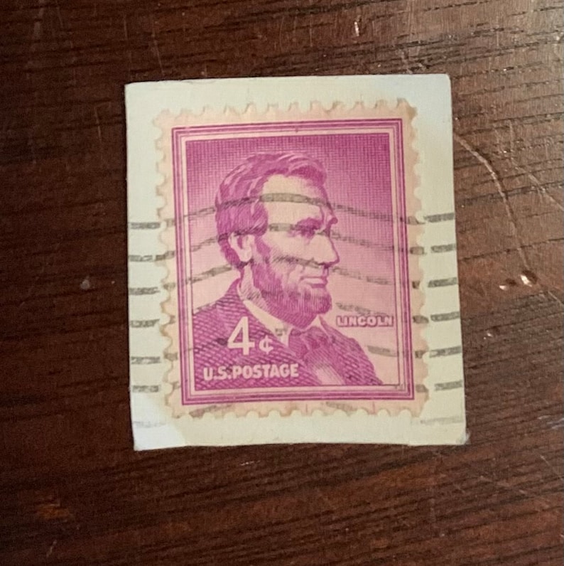 Abraham Lincoln USPS Postage Stamp Etsy