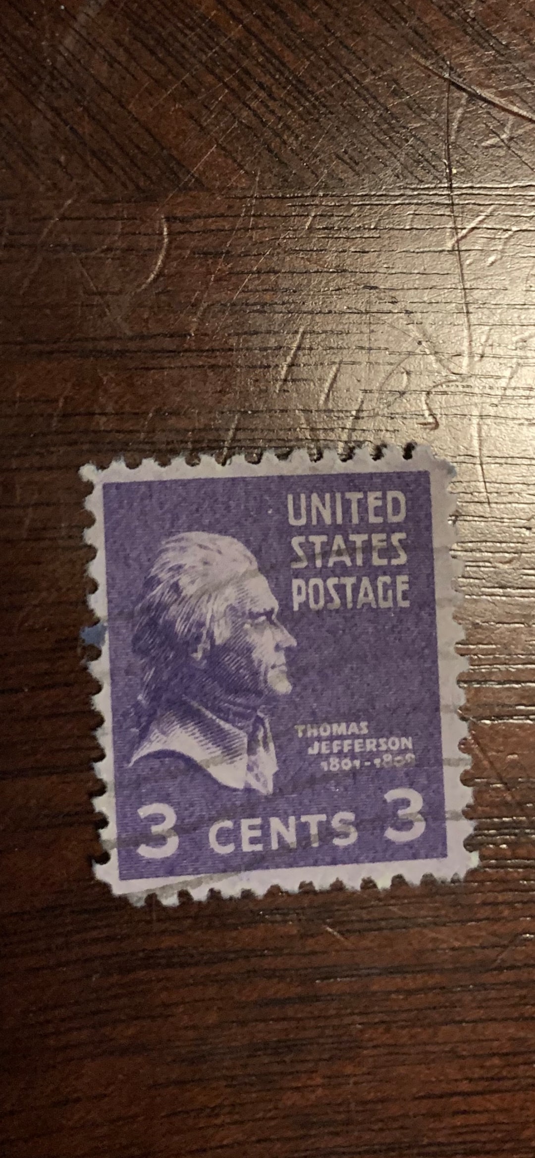 Rare Thomas Jefferson Stamp Etsy