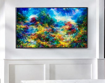 4K Samsung Frame TV Art, Digital Artwork