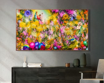 4K Samsung Frame TV Art, Digital Artwork