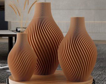 Vase de fleurs séchées | Vase bourgeon écologique pour décoration d'intérieur moderne | Cadeaux de pendaison de crémaillère pour elle | Mode de vie durable