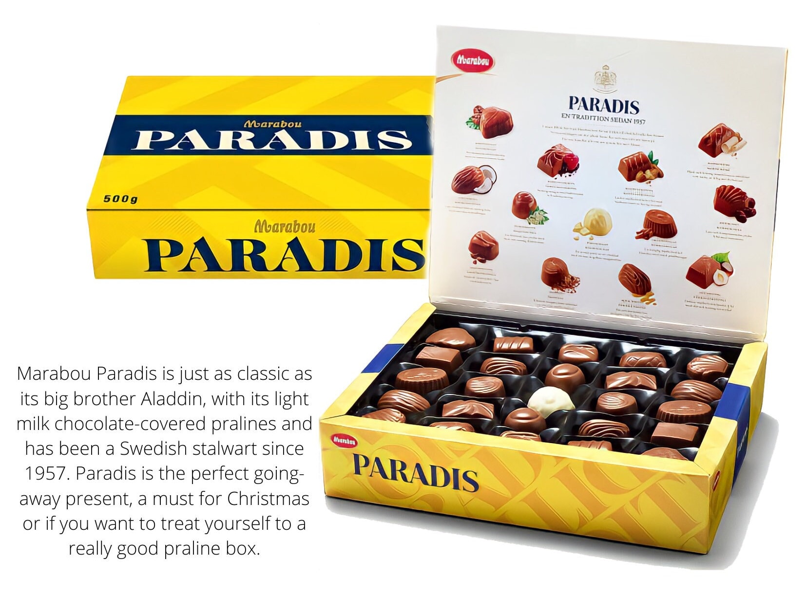 Swedish Marabou Aladdin / Paradis Gift Box Scandinavian Treats Gift Box