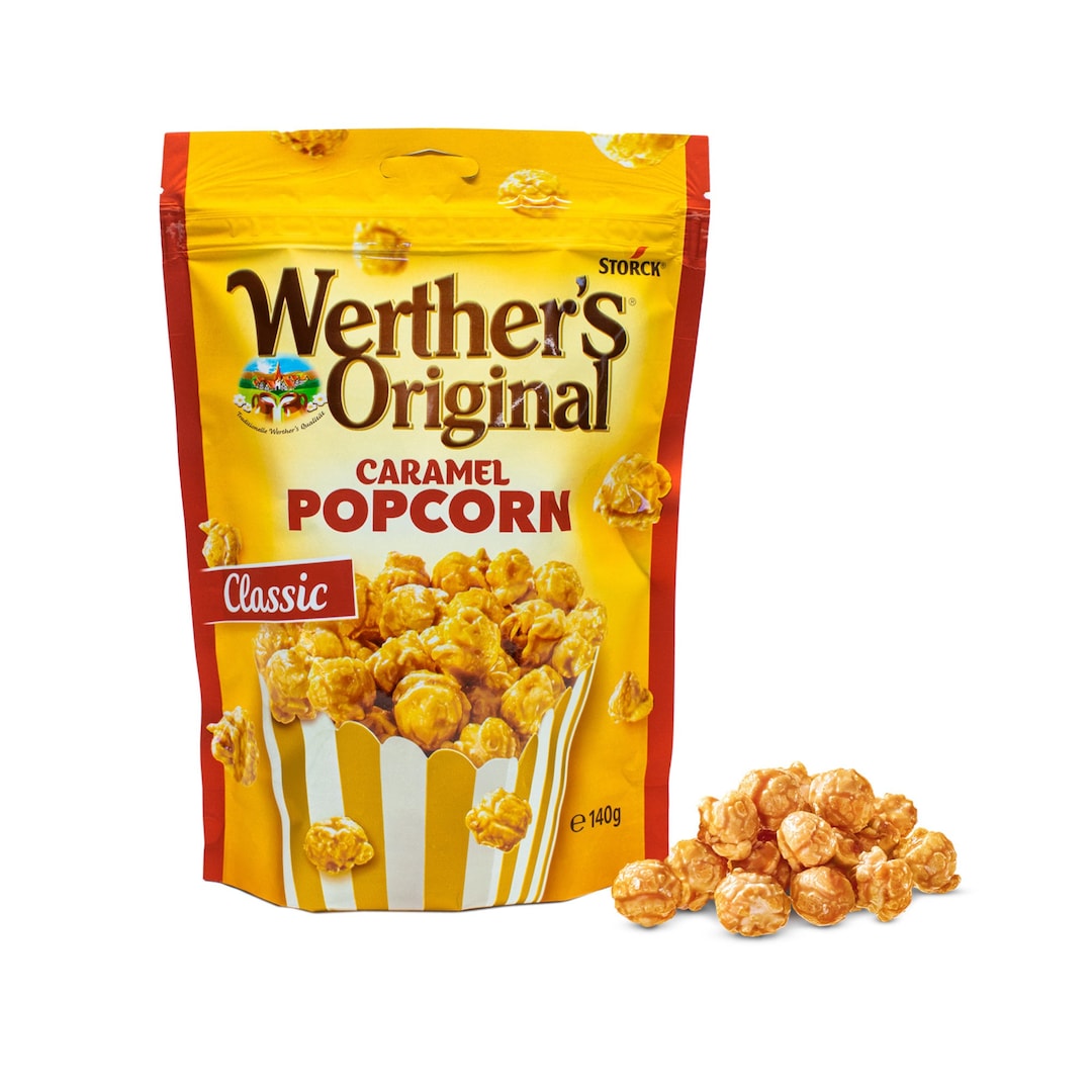 Werther's Original Caramel Popcorn 140g Flavored Etsy