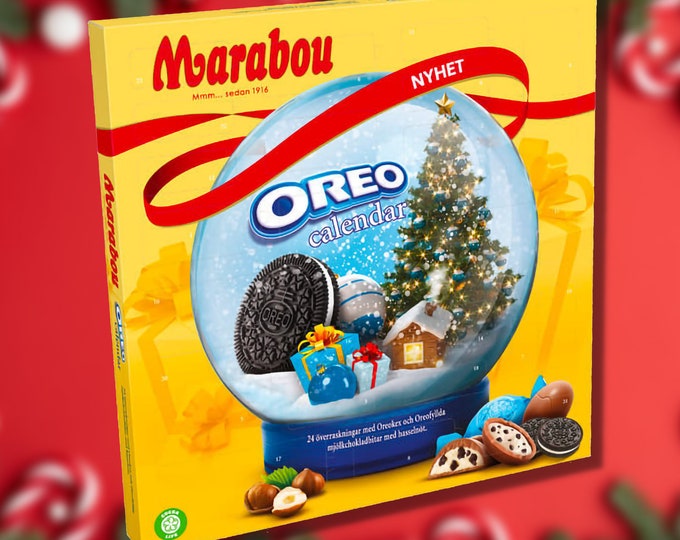 Marabou Oreo Advent Calendar 290g Marabou Chocolates Oreo Chocolates