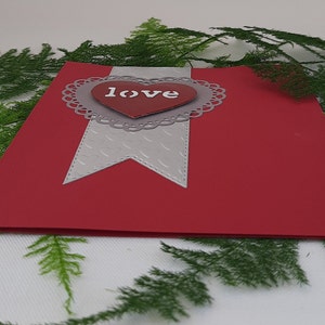 Tarjeta artesanal para felicitar San Valentín imagen 3