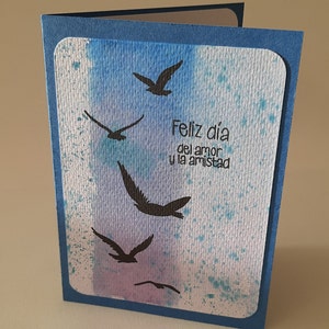 Biglietto d'auguri fatto a mano "Giorno dell'amore e dell'amicizia"