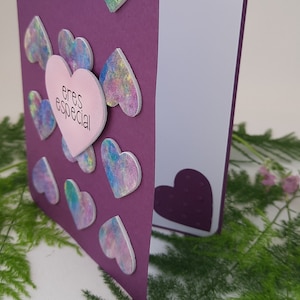 Biglietto fatto a mano ideale per San Valentino