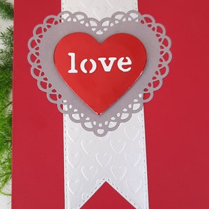 Tarjeta artesanal para felicitar San Valentín imagen 6