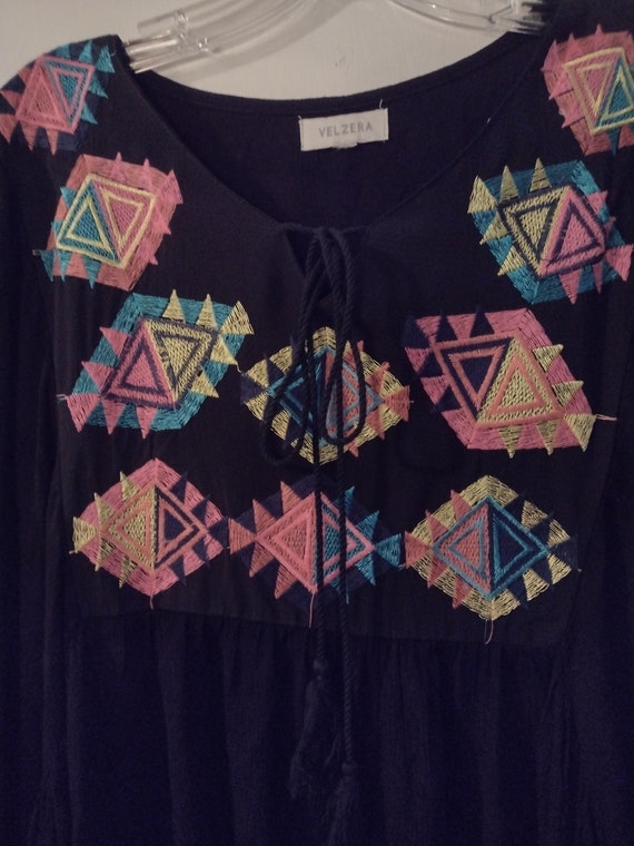 velzera embroidered dress umgee velzera embroidered bell sleeve dress 1XL