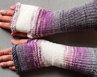 Hand Knit Fingerless Gloves