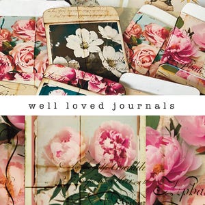 Kit com 12 envelopes florais para moedas baseados em polaroides florais - Peônias, rosas, flores, diário de lixo, artesanato - Download digital
