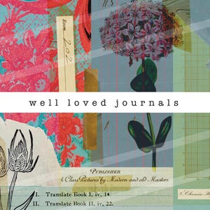 Floral Whispers, Collage Papers, Floral Paper, Junk Journaling, Vintage Papers, Digital Download
