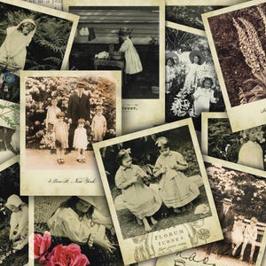 Polaroids de veranos atemporales: fotografías antiguas, diarios basura y proyectos de manualidades: descarga digital