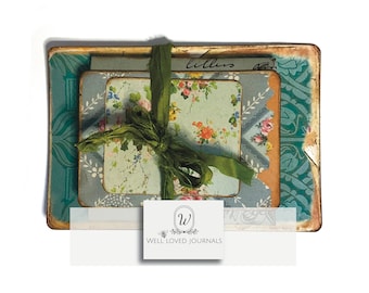 29 tarjetas vintage florales de diario basura / Envejecidas y desgastadas / Scrapbooking / Descarga digital