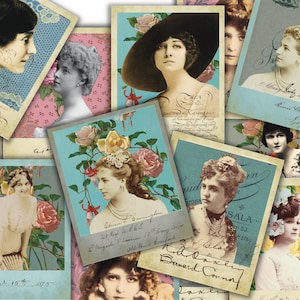 Heiress Polaroids - Vintage Photos, Junk Journaling and Crafting Projects - Digital Download