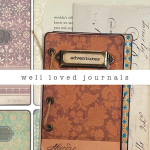 Vintage gemusterte Kabinett Karten - 24 Stück, 12 mit Etiketten - Digital Download