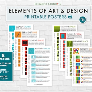 Elements of Art and Design Digital Poster Pack