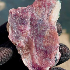 AAA Natural Rough Ruby: Rare Untreated Red Corundum Specimen