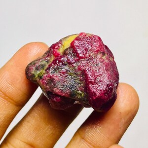 Ruby Zoisite Raw Stone | Anyolite Crystal Natural Healing Gem