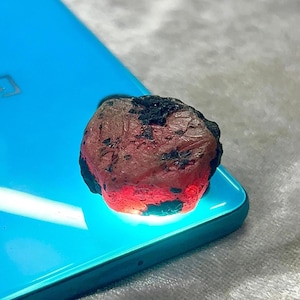 Natural African Red Ruby Rough Gemstone: Record Keeper Crystal