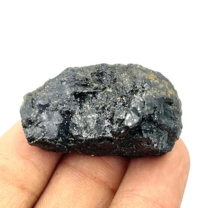 Raw Black Tourmaline Stone: Natural Crystal for Root Chakra & Protection