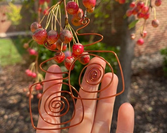 Partial square spiral danglies