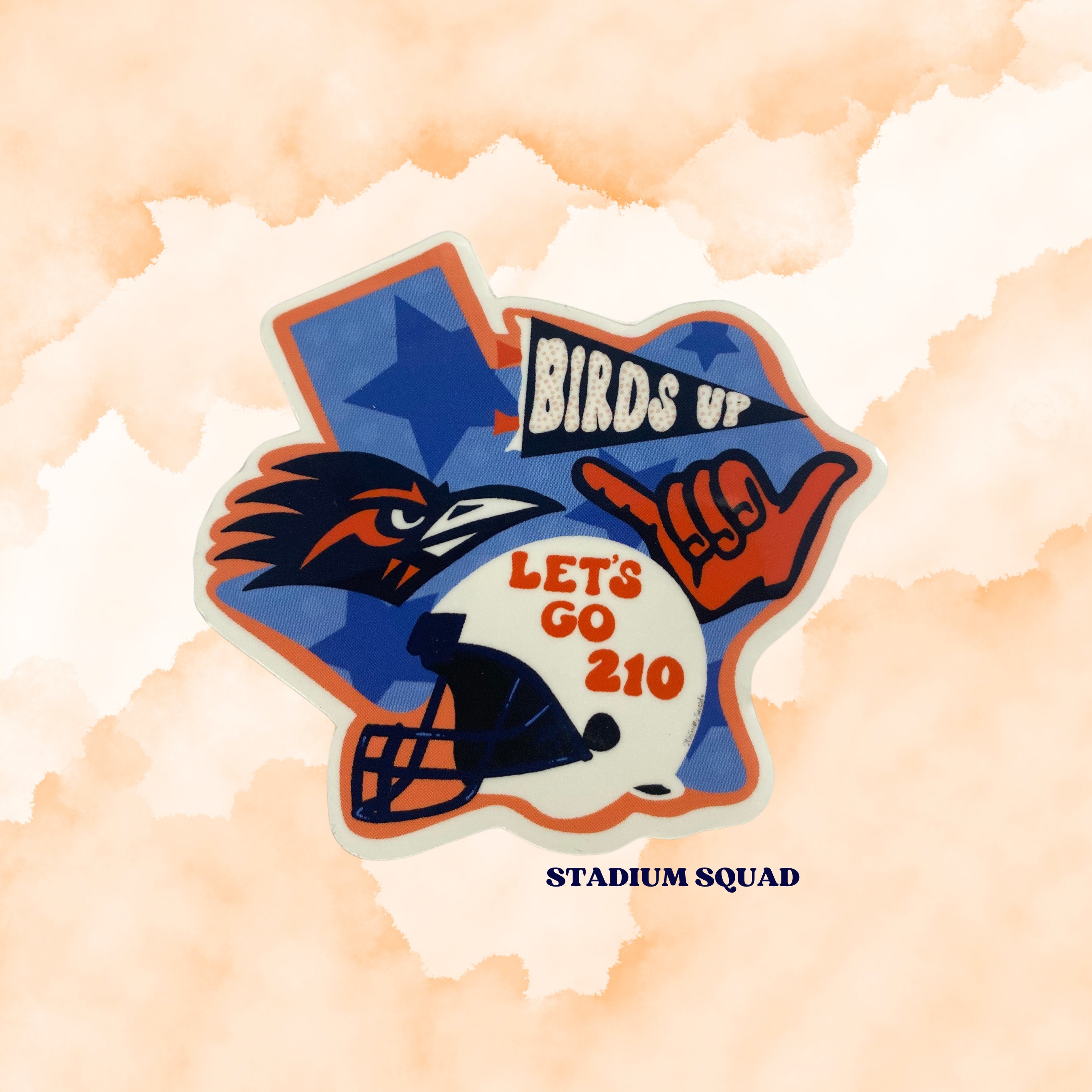 Utsa Logo Sticker UTSA Stickerutsa Texas Sticker UTSA Roadrunners San Antonio University ...