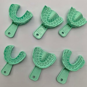 Dental Impression trays without putty for custom teeth impressions all sizes