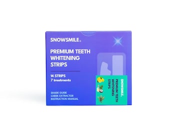Snowsmile Teeth Whitening Strips: Emaille sicher, natürliche Inhaltsstoffe, effektiv