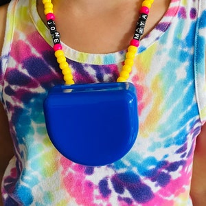Retainer Case with Beaded Necklace