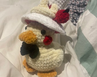 Lucifer Rubber Ducky, modèle au crochet de l'hôtel Hazbin (amigurumi intermédiaire/avancé)