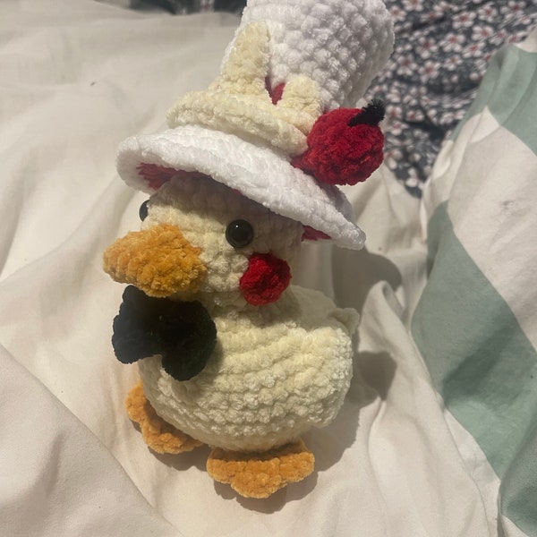 Lucifer Rubber Ducky, Hazbin Hotel crochet pattern (intermediate/ advanced amigurumi)