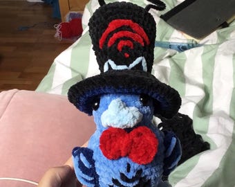 Vox Rubber Ducky, Hazbin Hotel crochet pattern (intermediate/ advanced amigurumi)