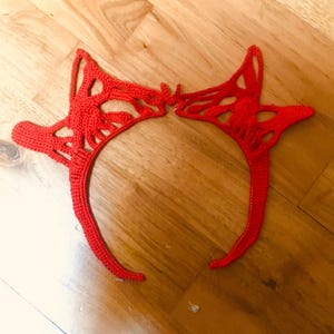 Scarlet Witch Crown, Cosplay, virkmönster (mellannivå/avancerad)